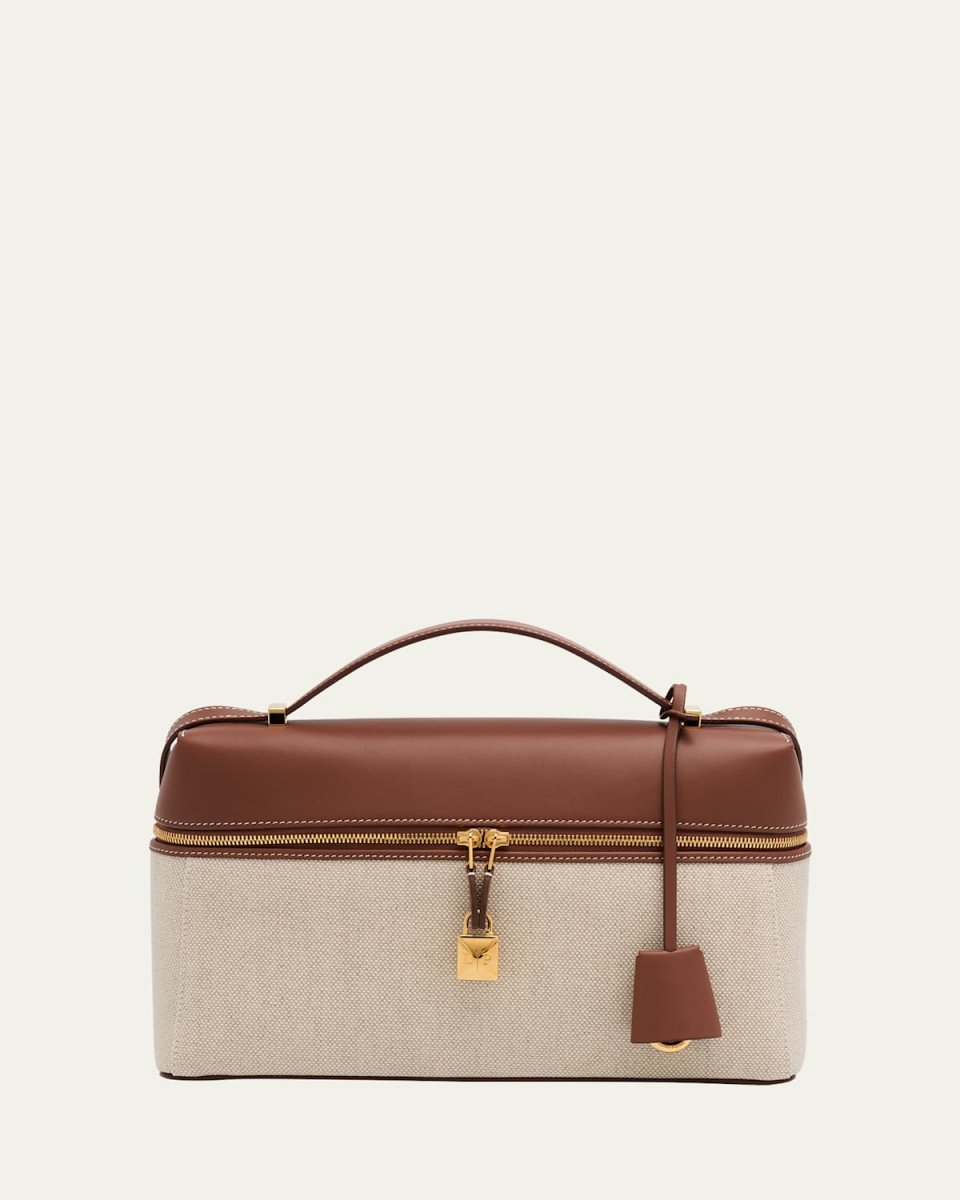 Zip Canvas Top-Handle Bag